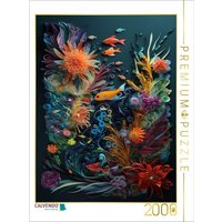 CALVENDO Puzzle Buntes Aquarium 2000 Teile Lege-Größe 90x67cm Foto-Puzzle für glückliche Stunden von Calvendo