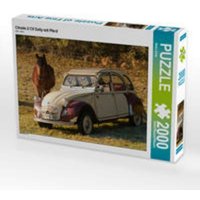 CALVENDO Puzzle Citroën 2 CV Dolly mit Pferd 2000 Teile Lege-Größe 90 x 67 cm Foto-Puzzle Bild von Meike Bölts CALVENDO Puzzle Citroën 2 CV Dolly mit Pferd 2000 Teile Lege-Größe 90 x 67 cm Foto-Puzzle Bild von Meike Bölts von Calvendo