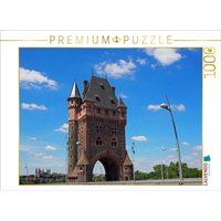 CALVENDO Puzzle Das Nibelungentor über dem Rhein 1000 Teile Lege-Größe 64x48cm Foto-Puzzle für glückliche Stunden von Calvendo