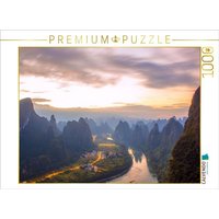 CALVENDO Puzzle Der neue Tag auf Xianggong 1000 Teile Lege-Größe 64x48cm Foto-Puzzle für glückliche Stunden von Calvendo