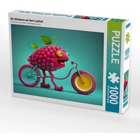 CALVENDO Puzzle Die Himbeere auf dem Laufrad 1000 Teile Lege-Größe 64x48cm Foto-Puzzle für glückliche Stunden von Calvendo