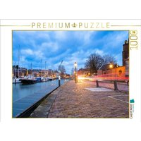 CALVENDO Puzzle Dordrecht, Korte Geldersekade (Langzeitbelichtung) 1000 Teile Lege-Größe 64x48cm Foto-Puzzle für glückliche Stunden von Calvendo