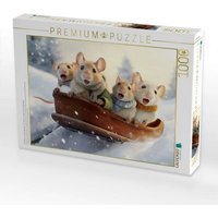 CALVENDO Puzzle Ein Motiv aus dem Kalender "Ein Jahr im Leben von Familie Maus" 1000 Teile Lege-Größe 64x48cm Foto-Puzzle für glückliche Stunden von Calvendo