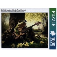 CALVENDO Puzzle Ein Motiv aus dem Kalender Frosch Konzert 1000 Teile Lege-Größe 64x48cm Foto-Puzzle für glückliche Stunden CALVENDO Puzzle Ein Motiv aus dem Kalender Frosch Konzert 1000 Teile Lege-Größe 64x48cm Foto-Puzzle für glückliche Stunden von Calvendo