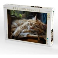 CALVENDO Puzzle Ein Motiv aus dem Kalender "Wenn sie schlafen" 1000 Teile Lege-Größe 64x48cm Foto-Puzzle für glückliche Stunden CALVENDO Puzzle Ein Motiv aus dem Kalender "Wenn sie schlafen" 1000 Teile Lege-Größe 64x48cm Foto-Puzzle für glückliche Stunden von Calvendo