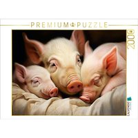 CALVENDO Puzzle Ein Motiv aus dem Kalender "Wenn sie schlafen" 2000 Teile Lege-Größe 90x67cm Foto-Puzzle für glückliche Stunden von Calvendo
