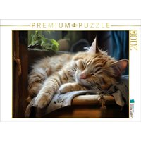 CALVENDO Puzzle Ein Motiv aus dem Kalender "Wenn sie schlafen" 2000 Teile Lege-Größe 90x67cm Foto-Puzzle für glückliche Stunden von Calvendo
