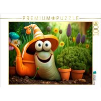 CALVENDO Puzzle Gartenschnecke 1000 Teile Lege-Größe 64x48cm Foto-Puzzle für glückliche Stunden CALVENDO Puzzle Gartenschnecke 1000 Teile Lege-Größe 64x48cm Foto-Puzzle für glückliche Stunden von Calvendo