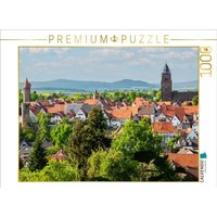 CALVENDO Puzzle Grebenstein vom Burgberg aus gesehen 1000 Teile Lege-Größe 64x48cm Foto-Puzzle für glückliche Stunden von Calvendo