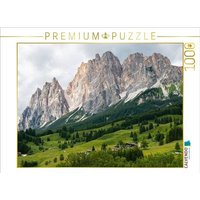 CALVENDO Puzzle Le Tofane Berg, Dolomiten Panorama aus dem Cortina 1000 Teile Lege-Größe 64x48cm Foto-Puzzle für glückliche Stunden von Calvendo