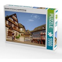 CALVENDO Puzzle Marktplatz mit Dechanei (Langzeitbelichtung) 1000 Teile Lege-Größe 64x48cm Foto-Puzzle für glückliche Stunden von Calvendo