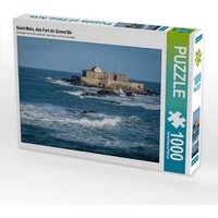 CALVENDO Puzzle Saint-Malo, das Fort du Grand Bé 1000 Teile Lege-Größe 64x48cm Foto-Puzzle für glückliche Stunden CALVENDO Puzzle Saint-Malo, das Fort du Grand Bé 1000 Teile Lege-Größe 64x48cm Foto-Puzzle für glückliche Stunden von Calvendo