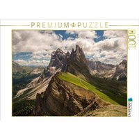 CALVENDO Puzzle Seceda Berg, Gröden 1000 Teile Lege-Größe 64x48cm Foto-Puzzle für glückliche Stunden von Calvendo