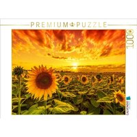 CALVENDO Puzzle Sonnenblumenfeld in Reform 1000 Teile Lege-Größe 64x48cm Foto-Puzzle für glückliche Stunden von Calvendo