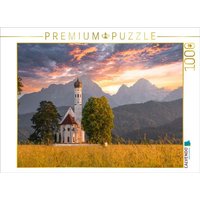 CALVENDO Puzzle St. Coloman Kirche in Füssen 1000 Teile Lege-Größe 64x48cm Foto-Puzzle für glückliche Stunden CALVENDO Puzzle St. Coloman Kirche in Füssen 1000 Teile Lege-Größe 64x48cm Foto-Puzzle für glückliche Stunden von Calvendo