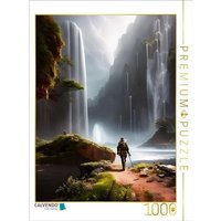 CALVENDO Puzzle Wasserfälle 1000 Teile Lege-Größe 64x48cm Foto-Puzzle für glückliche Stunden von Calvendo