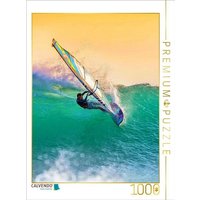 CALVENDO Puzzle Windsurfen - nur Fliegen ist schöner 1000 Teile Lege-Größe 64x48cm Foto-Puzzle für glückliche Stunden von Calvendo