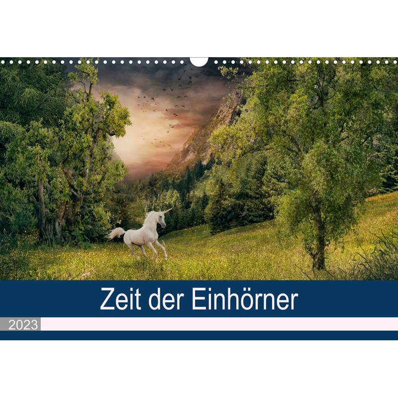 Zeit der Einhörner (Wandkalender 2023 DIN A3 quer) von Calvendo