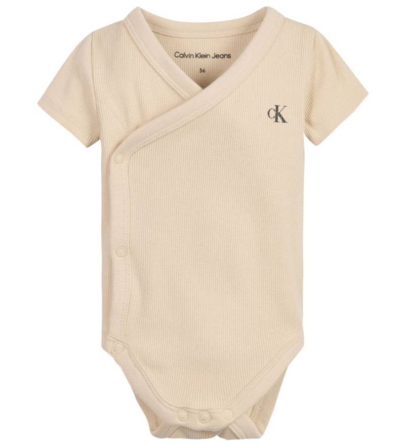 Calvin Klein Wickelbody k/ä - Rib - Muslin - Calvin Klein - 74 - Body K/Ä Calvin Klein Wickelbody k/ä - Rib - Muslin - Calvin Klein - 74 - Body K/Ä von Calvin Klein