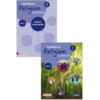Kombi-Paket: Kursbuch Religion Elementar 8 - Ausgabe 2017 für Bayern. Schulbuch 8 und Lehrermaterial 8 von Calwer