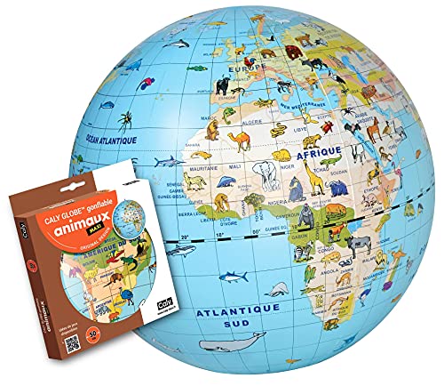 Caly Globe aufblasbare Tiere, Maxi, 50 cm, 049F, Ozeanblau Caly Globe aufblasbare Tiere, Maxi, 50 cm, 049F, Ozeanblau von Caly