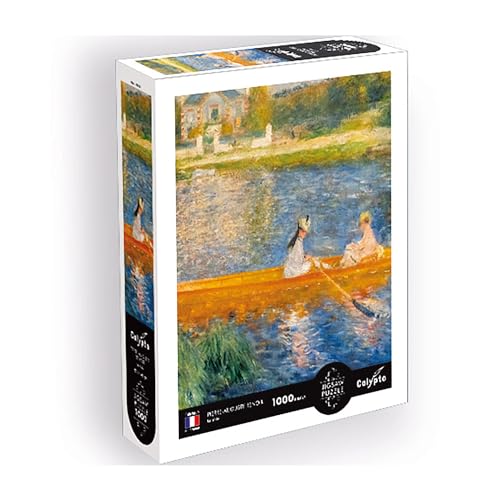Calypto 3907010 Das Boot, La Yole, 1000 Teile Puzzle mit Soft-Touch, Kunstpuzzle mit samtiger Oberfläche, für Erwachsene und Kinder ab 9 Jahren, Pierre-Auguste Renoir Calypto 3907010 Das Boot, La Yole, 1000 Teile Puzzle mit Soft-Touch, Kunstpuzzle mit samtiger Oberfläche, für Erwachsene und Kinder ab 9 Jahren, Pierre-Auguste Renoir von Sentosphere