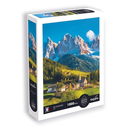 Calypto 3907053 Dolomiten, 1000 Teile Puzzle mit Soft-Touch, Landschaftspuzzle mit samtiger Oberfläche, für Erwachsene und Kinder ab 9 Jahren, Nachauflage Calypto 3907053 Dolomiten, 1000 Teile Puzzle mit Soft-Touch, Landschaftspuzzle mit samtiger Oberfläche, für Erwachsene und Kinder ab 9 Jahren, Nachauflage von Calypto