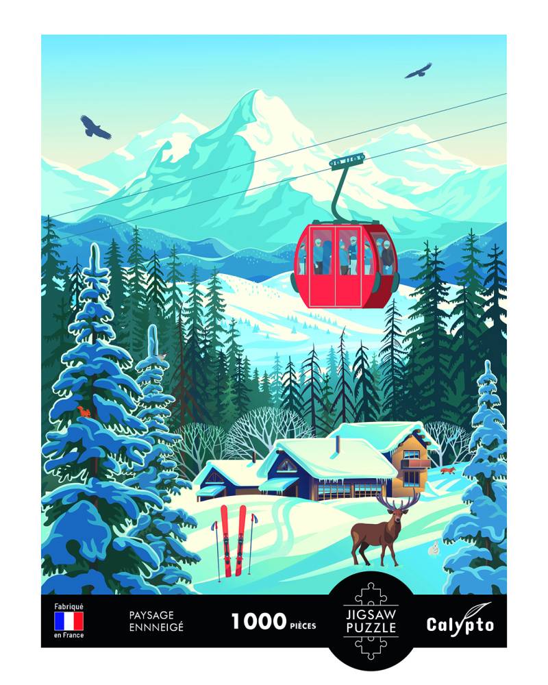 Calypto Abbildung - Schneelandschaft 1000 Teile Puzzle Calypto-7201 von Calypto