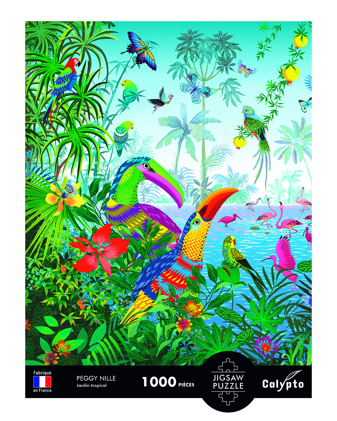 Calypto Abbildung - Tropischer Garten - Peggy Nille 1000 Teile Puzzle Calypto-7153 von Calypto