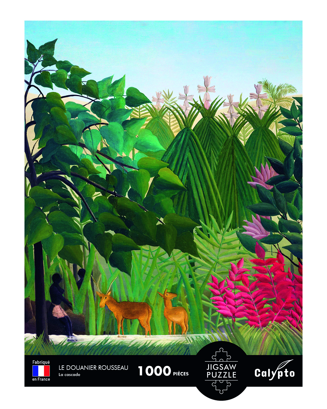 Calypto Der Wasserfall – Der Zollbeamte Rousseau 1000 Teile Puzzle Calypto-7006 von Calypto