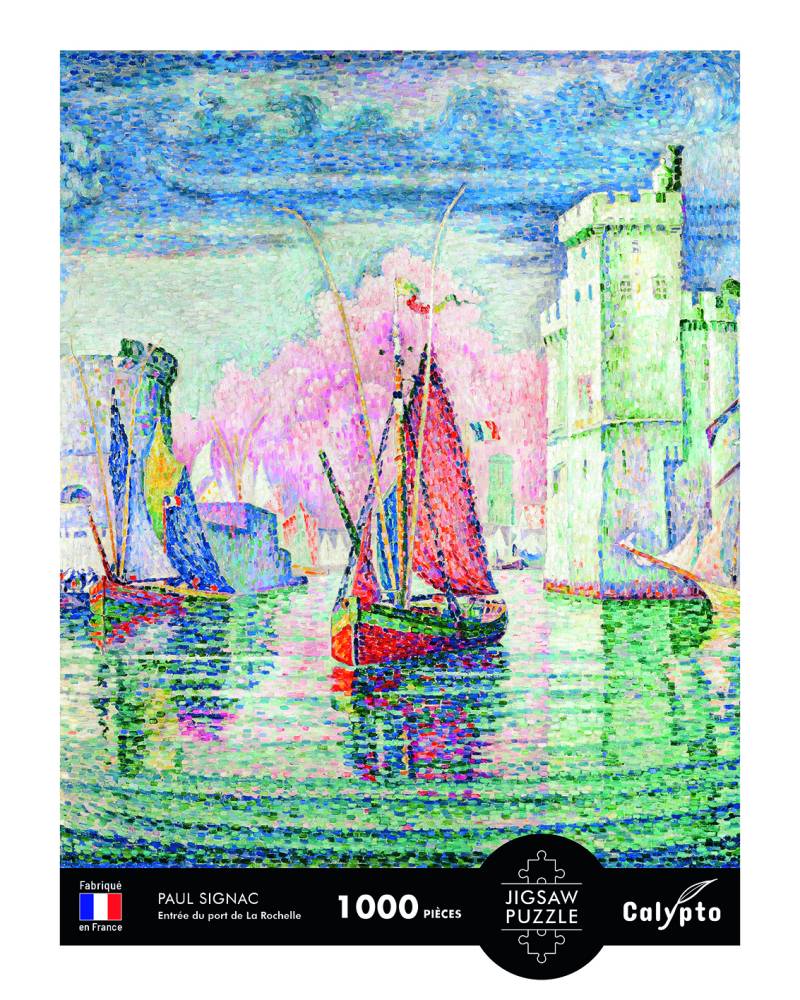 Calypto Eingang Zum Hafen Von La Rochelle - Paul Signac 1000 Teile Puzzle Calypto-7012 von Calypto