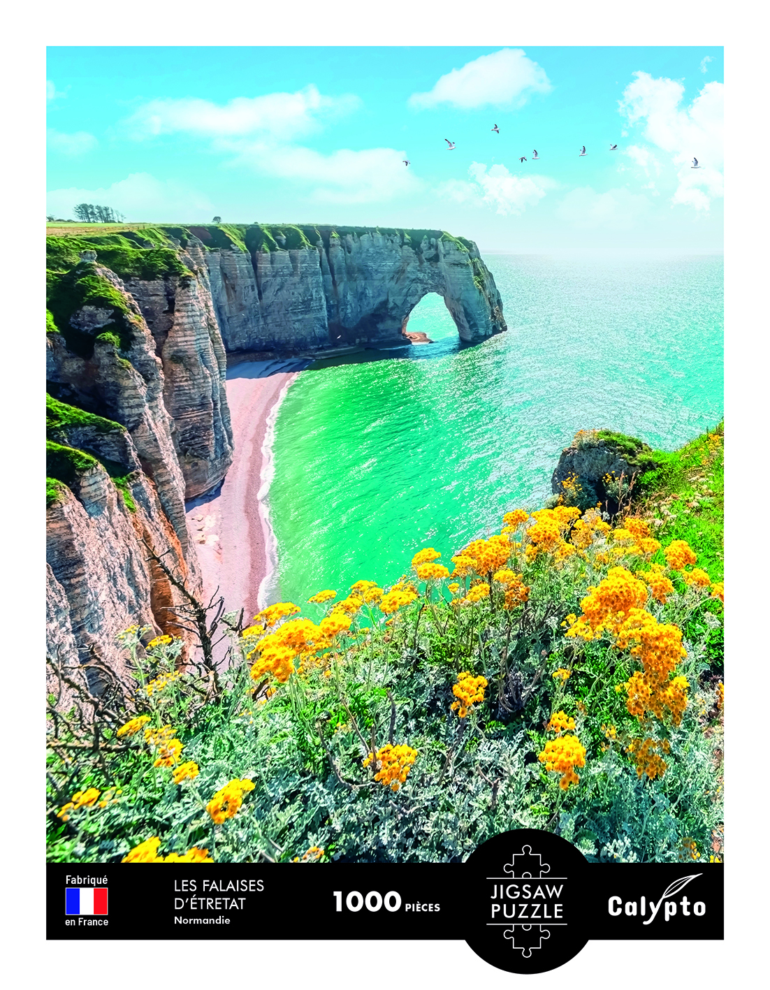 Calypto Landschaft - Die Klippen Von Étretat - Normandie 1000 Teile Puzzle Calypto-7113 von Calypto
