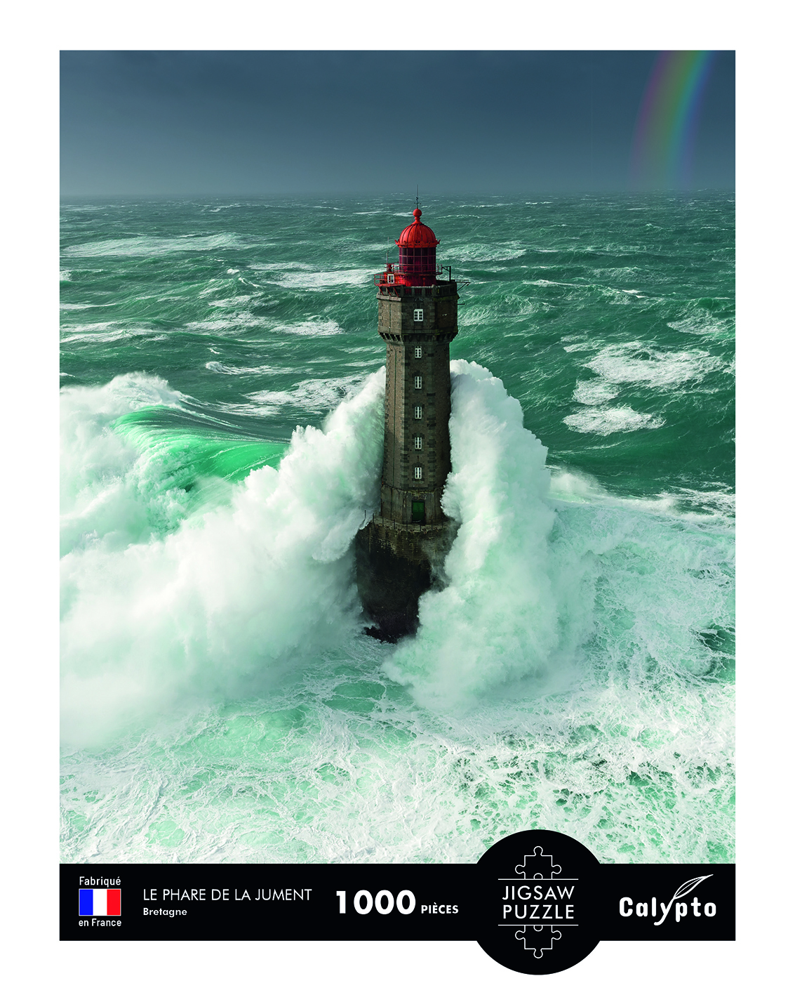 Calypto Landschaft - Leuchtturm Jument - Bretagne 1000 Teile Puzzle Calypto-7110 von Calypto