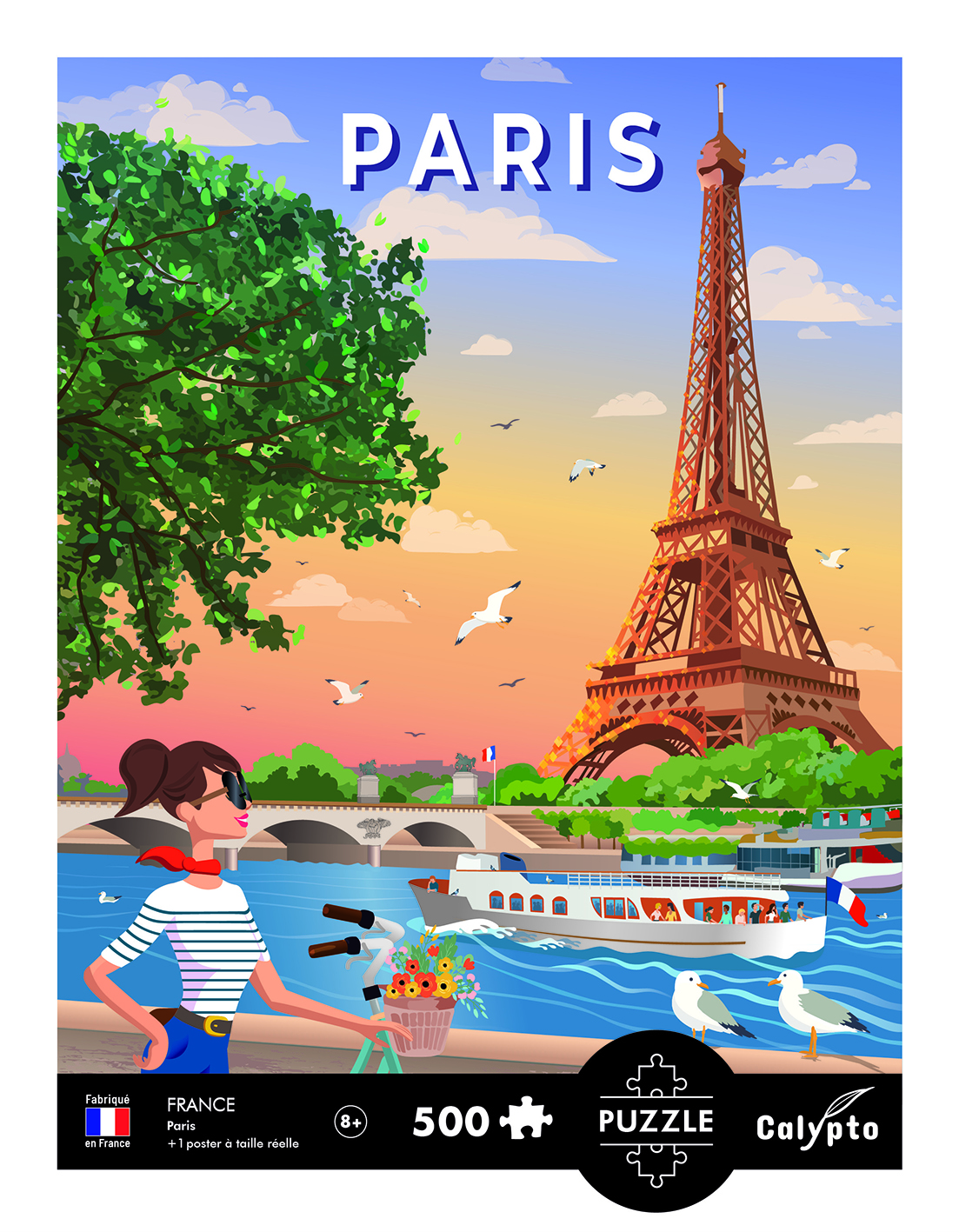 Calypto Paris 500 Teile Puzzle Calypto-7307 von Calypto