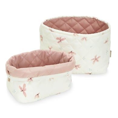 Cam Cam® COPENHAGEN Gesteppte Aufbewahrungskörbe 2er Set Windflower Creme von Cam Cam Copenhagen