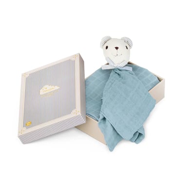 Cam Cam® COPENHAGEN Kuscheltuch Geschenkbox Classic Stripes Blue von Cam Cam Copenhagen