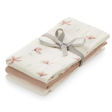 Cam Cam® COPENHAGEN Mulltuch 3er Pack Windflower Creme braun beige von Cam Cam Copenhagen