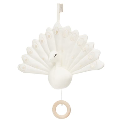Cam Cam® COPENHAGEN Musik Mobile, Pfau - Creme Weiß von Cam Cam Copenhagen