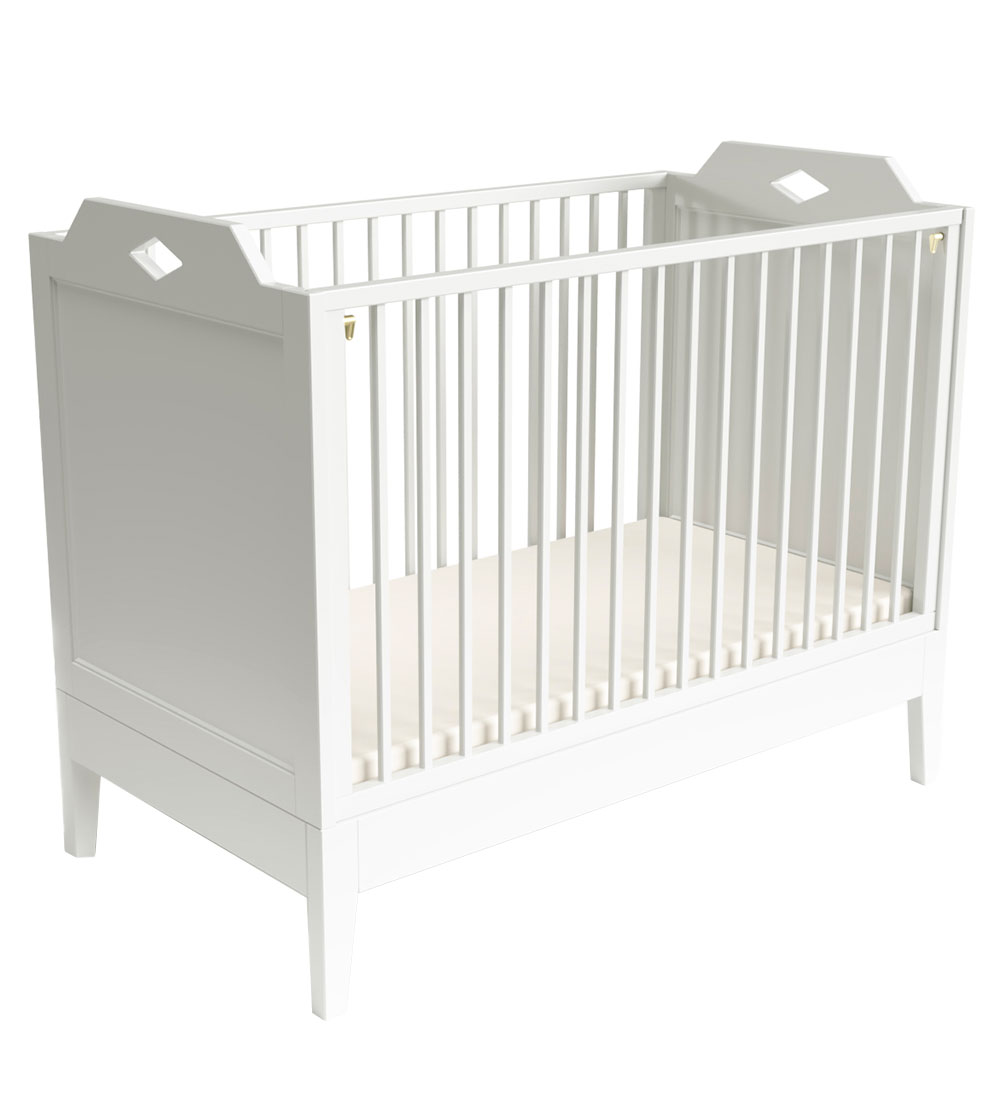 Cam Cam Babybett - Luca - 126x67,5x101,5 cm - Weiß - Cam Cam - One Size - Betten Cam Cam Babybett - Luca - 126x67,5x101,5 cm - Weiß - Cam Cam - One Size - Betten von Cam Cam