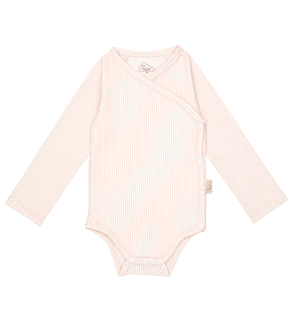 Cam Cam Body l/ä - Wickel - Milla - Classic+ Streifen Rose - Cam Cam - 68 - Body L/Ä von Cam Cam