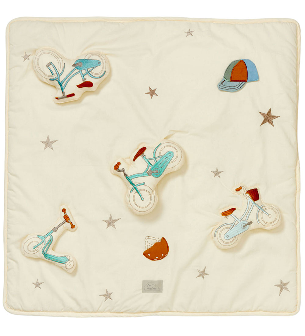 Cam Cam Krabbeldecke - 80x80 cm - Fahrräder - Cam Cam - One Size - Krabbeldecke Cam Cam Krabbeldecke - 80x80 cm - Fahrräder - Cam Cam - One Size - Krabbeldecke von Cam Cam