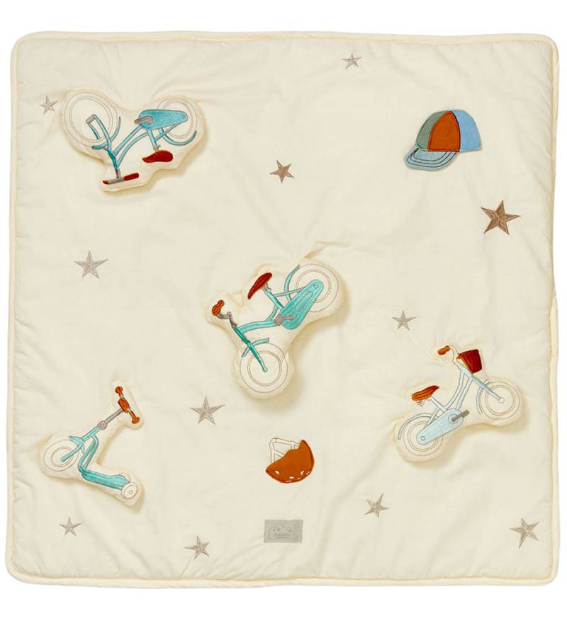 Cam Cam Krabbeldecke - 80x80 cm - Fahrräder - Cam Cam - One Size - Krabbeldecke Cam Cam Krabbeldecke - 80x80 cm - Fahrräder - Cam Cam - One Size - Krabbeldecke von Cam Cam