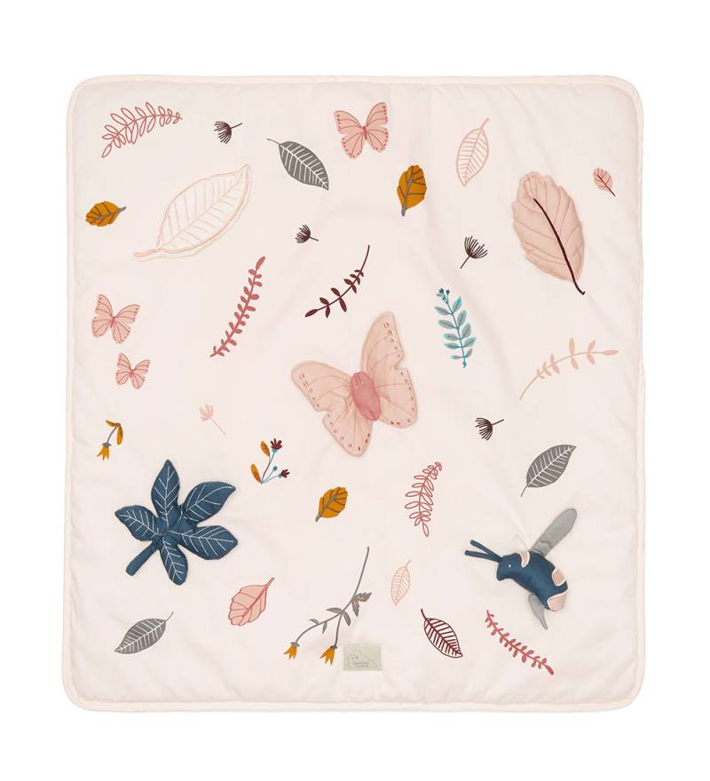 Cam Cam Krabbeldecke - 80x80 cm - Pressed Leaves Rose - Cam Cam - One Size - Krabbeldecke Cam Cam Krabbeldecke - 80x80 cm - Pressed Leaves Rose - Cam Cam - One Size - Krabbeldecke von Cam Cam