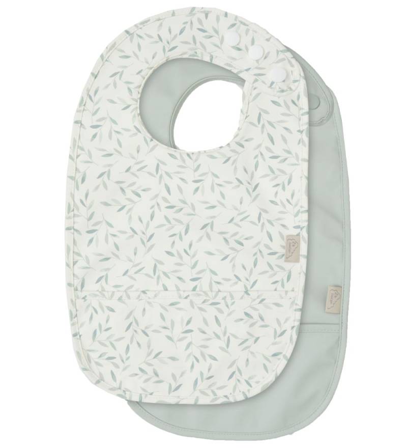 Cam Cam Lätzchen - 2er-Pack - Green Blätter/Dusty Green - Cam Cam - One Size - Lätzchen Cam Cam Lätzchen - 2er-Pack - Green Blätter/Dusty Green - Cam Cam - One Size - Lätzchen von Cam Cam
