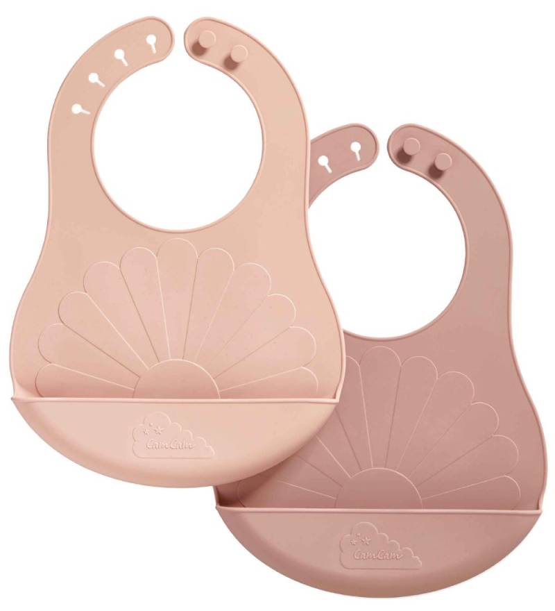 Cam Cam Lätzchen - Silikon - 2er-Pack - Blume - Rose Mix - Cam Cam - One Size - Lätzchen Cam Cam Lätzchen - Silikon - 2er-Pack - Blume - Rose Mix - Cam Cam - One Size - Lätzchen von Cam Cam