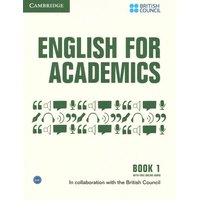 English for Academics 1 Book with Online Audio von Cambridge University Press
