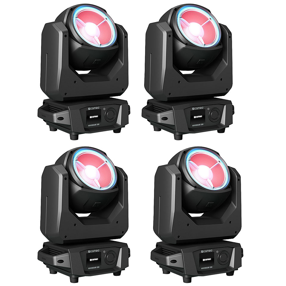 Cameo MOVO BEAM 200 4pack Moving Head von Cameo