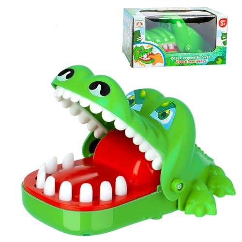 Demarsen Krokodil Spiel Zähne, Kroko Doctor für Kinder, Spielzeug Krokodil Zähne, Action Geschicklichkeit Spiel Kinderspiele ab 3 Jahre für Familienspiel, Partyspiel, Kinder Geschenk von Camilife