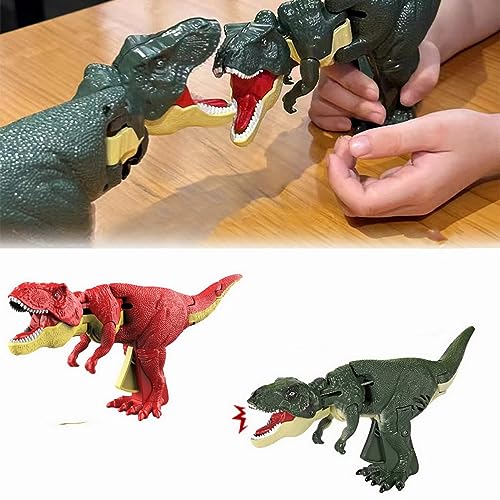 Camiraft 2 BiteFury Dinosaurier der T-REX,Lustiges nickendes BiteFury der T-REX-Spielzeug,Handdruck-Dinosaurierspielzeug mit automatischem Biss für Kinder Über 3 Jahre alt,Press Dinosaurier-Spielzeug von Camiraft