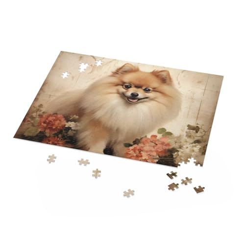 1000 Teile Puzzles für Erwachsene Entzückende Zwergspitz- und Blumenpuzzle Lustiges Spiel DIY Kit Holzspielzeug Kreatives Geschenk Heimdekoration für Teenager Einzigartige Schwierige und 1000 Teile Puzzles für Erwachsene Entzückende Zwergspitz- und Blumenpuzzle Lustiges Spiel DIY Kit Holzspielzeug Kreatives Geschenk Heimdekoration für Teenager Einzigartige Schwierige und von CanGbay